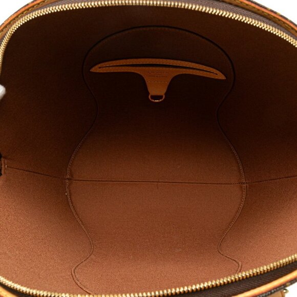 LOUIS VUITTON Brown Monogram Leather Ellipse Bag - Picture 7 of 10